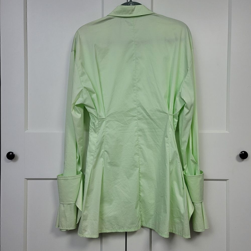 Denimland cinched mini shirt dress, small - Picture 12 of 12
